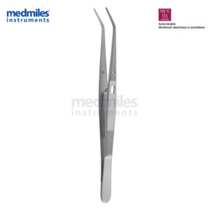 College dental tweezers with lock 15 cm