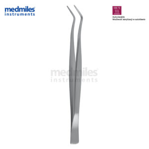 College dental tweezers, smooth 16.5 cm