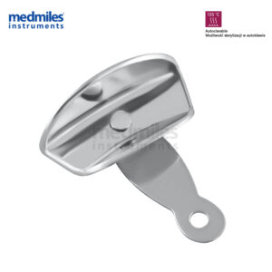 Łyżka wyciskowa z rantem pełna obrotowa