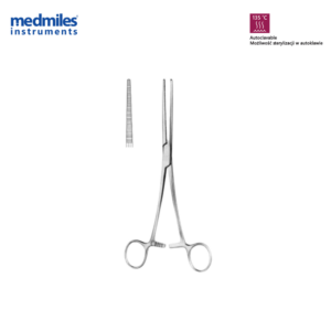 Straight Rochester-Pean Forceps 30 cm and Curved 18 cm