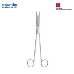 Sims uterine scissors, blunt–blunt, straight, 20 cm.